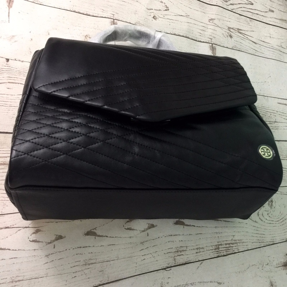 NWT Tory Burch 797 Quilted Satchel - Picture 5 of 8
